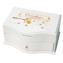 Princess Girls Jewelry Box with Honey Bees design