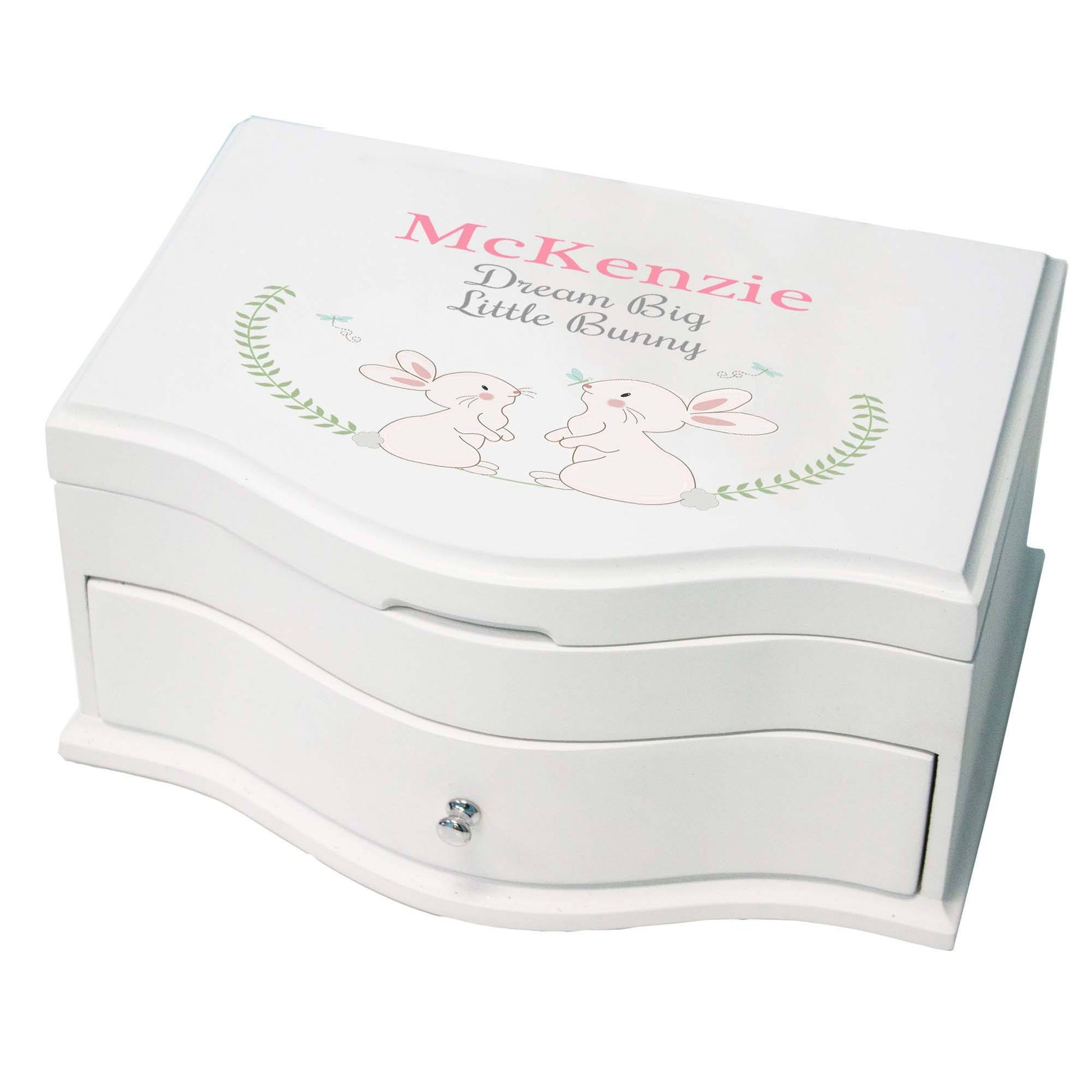 Princess Girls Jewelry Box with Classic Bunny design