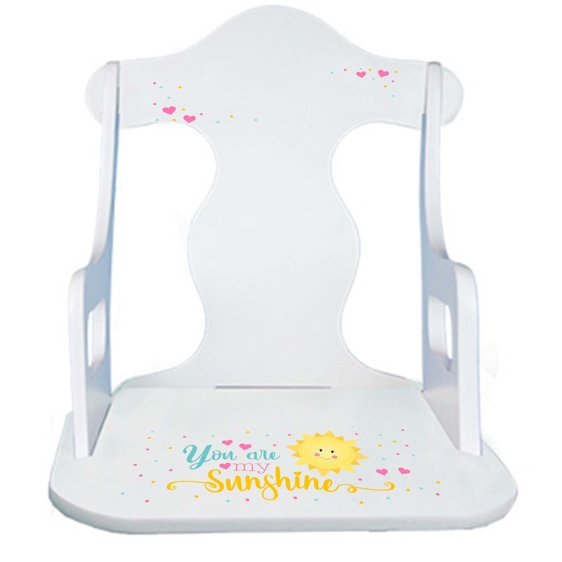 Personalized You Are My Sunshine Puzzle Rocker