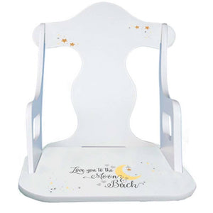 Personalized Moon and Back Puzzle Rocker