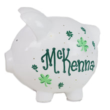 Hand Painted Irish Piggy Bank