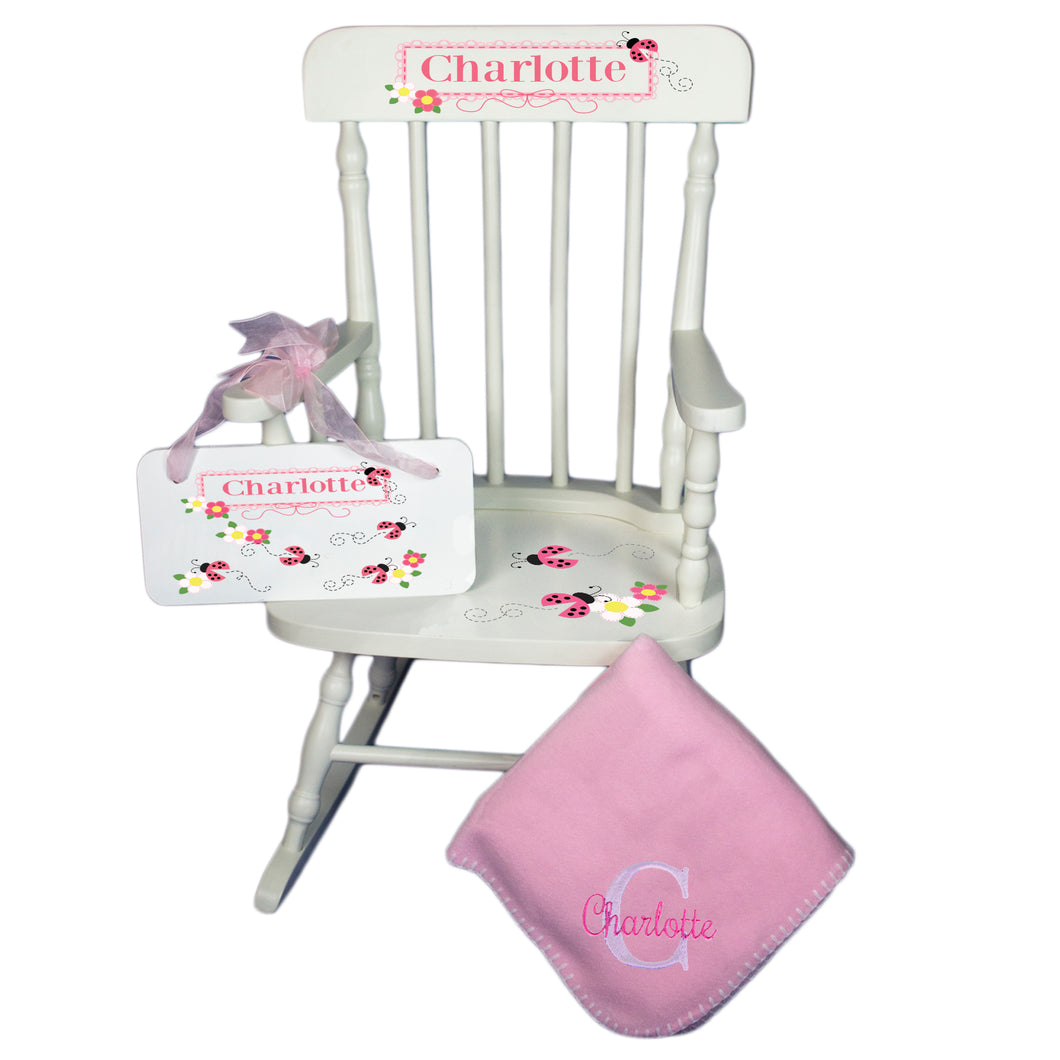 Baby Rocking Chair Gift Set for girl