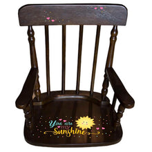 Personalized You Are My Sunshine Espresso Two Step Stool