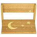 Personalized Celestial Moon Natural Flip Stool