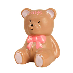 ceramic teddy bear bank