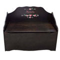 Personalized Girl Tribal Arrows Espresso Toy Chest