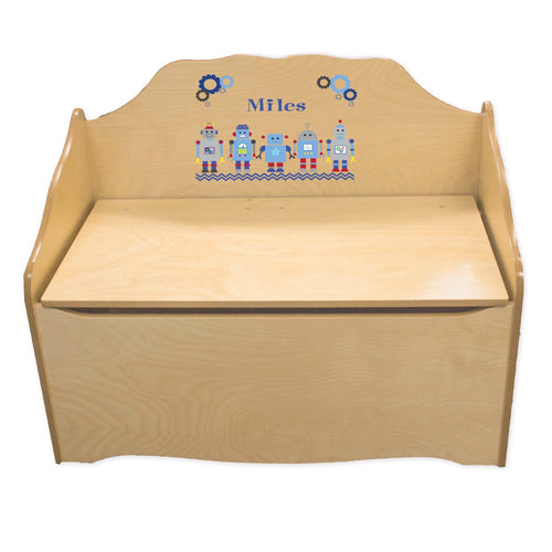 Personalized Robot Natural Toy Chest