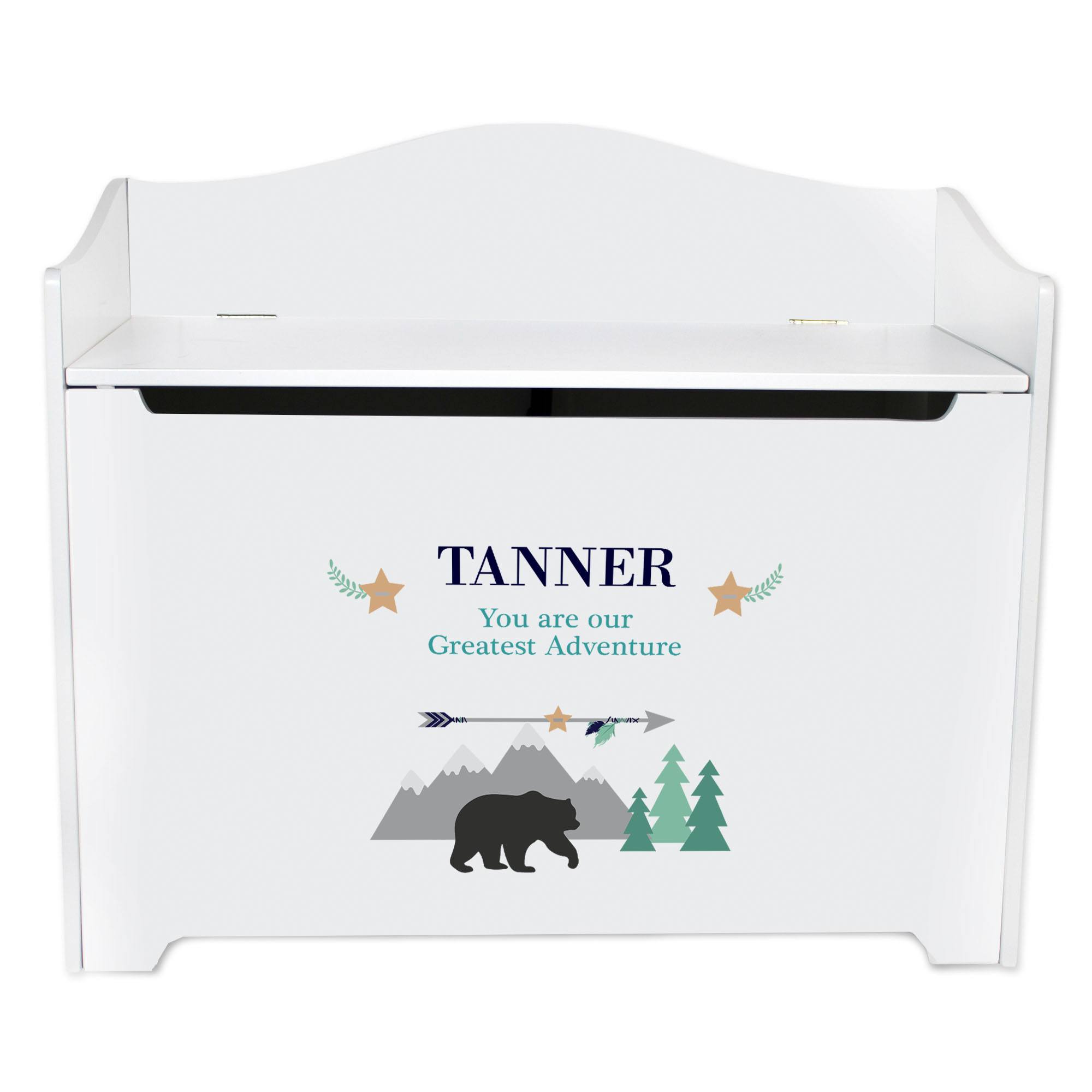 Personalized deals toy bin