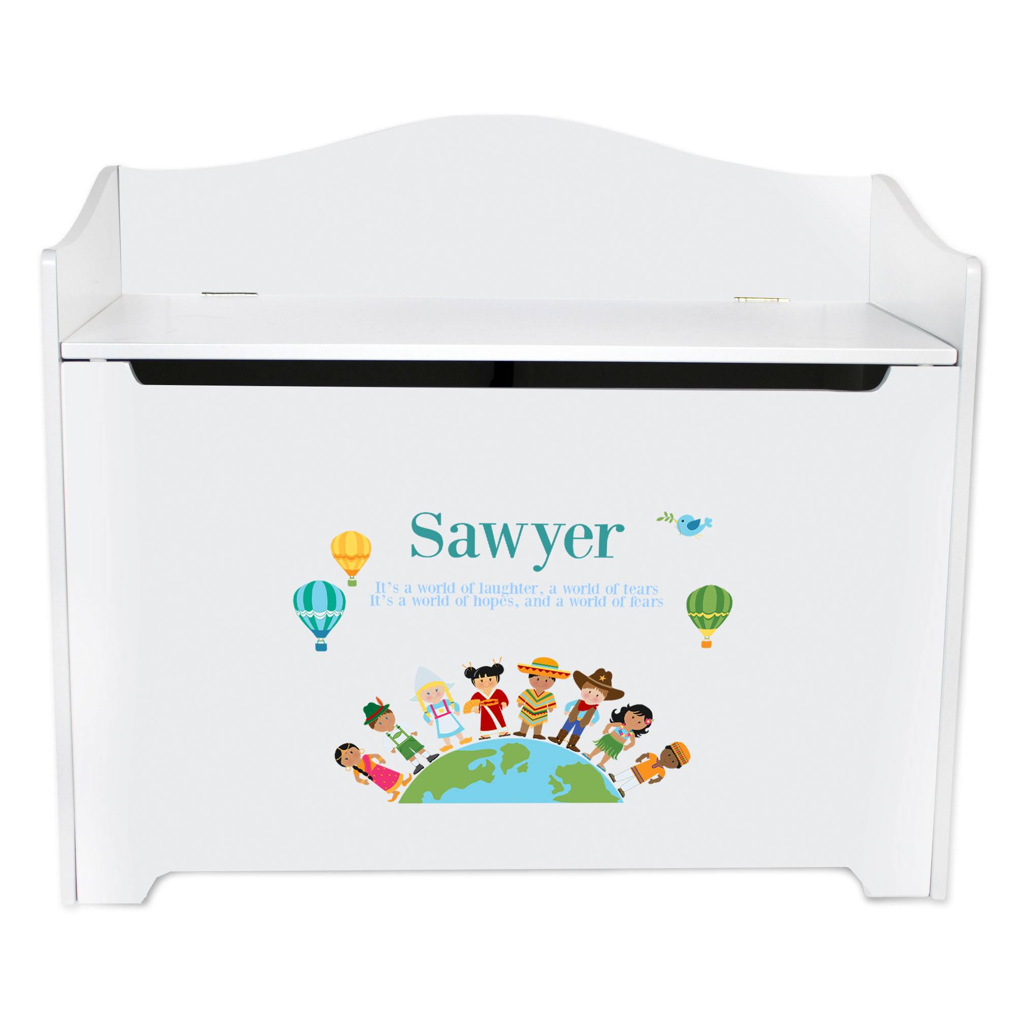 Small white store toy box